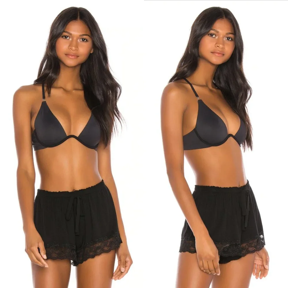 Free People Ari Convertible Bra in Black